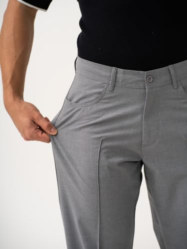 Image of The Pant Project Relaxed Fit Korean Pintuck Pants for Men | Stylish Relax Fit Men's Wear Trousers for Office or Party | Mens Fashion Dress Trouser Pant