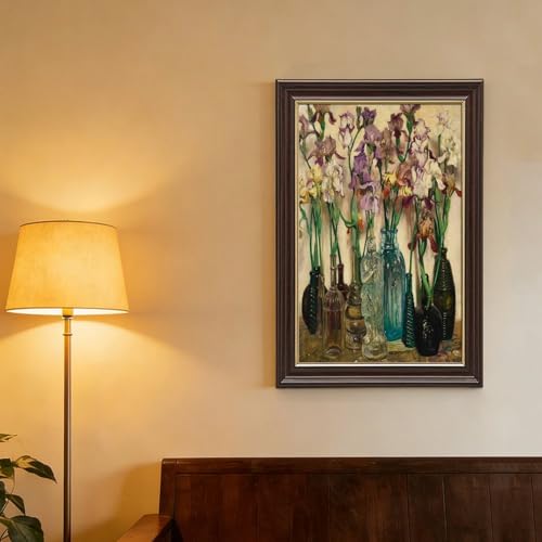 Impression sur toile Iris par Frederick Judd Waugh tableau vintage - 4