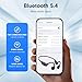 Yomdud Bone Conduction Headphones,Open Ear Headphones,Wireless Headphones with Mic,Bluetooth 5.4,10H Playtime & IPX5 Waterproof,Sports Headphone for Running & Outdoor