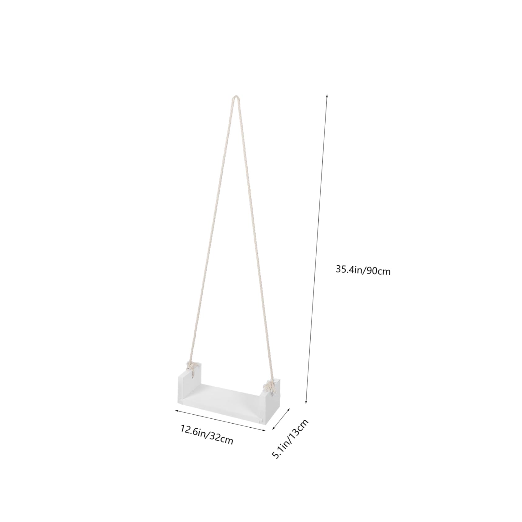 COOLHIYA Swing for Baby Photography Newborn Photo Prop Swing Wooden Baby Swing