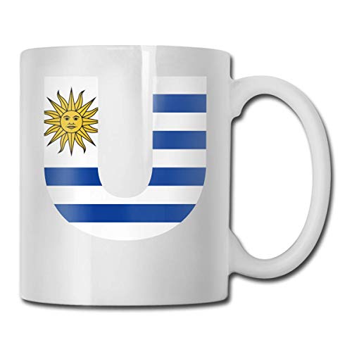 Taza de café con diseño de bandera de Uruguay