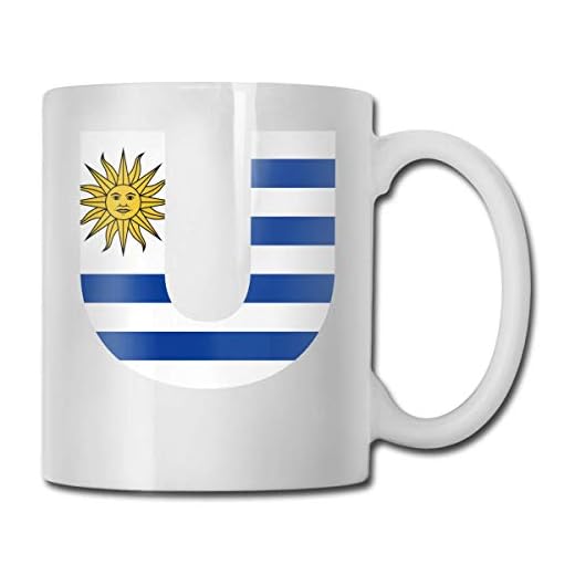 NA Uruguay - Taza de café con diseño de bandera de Uruguay
