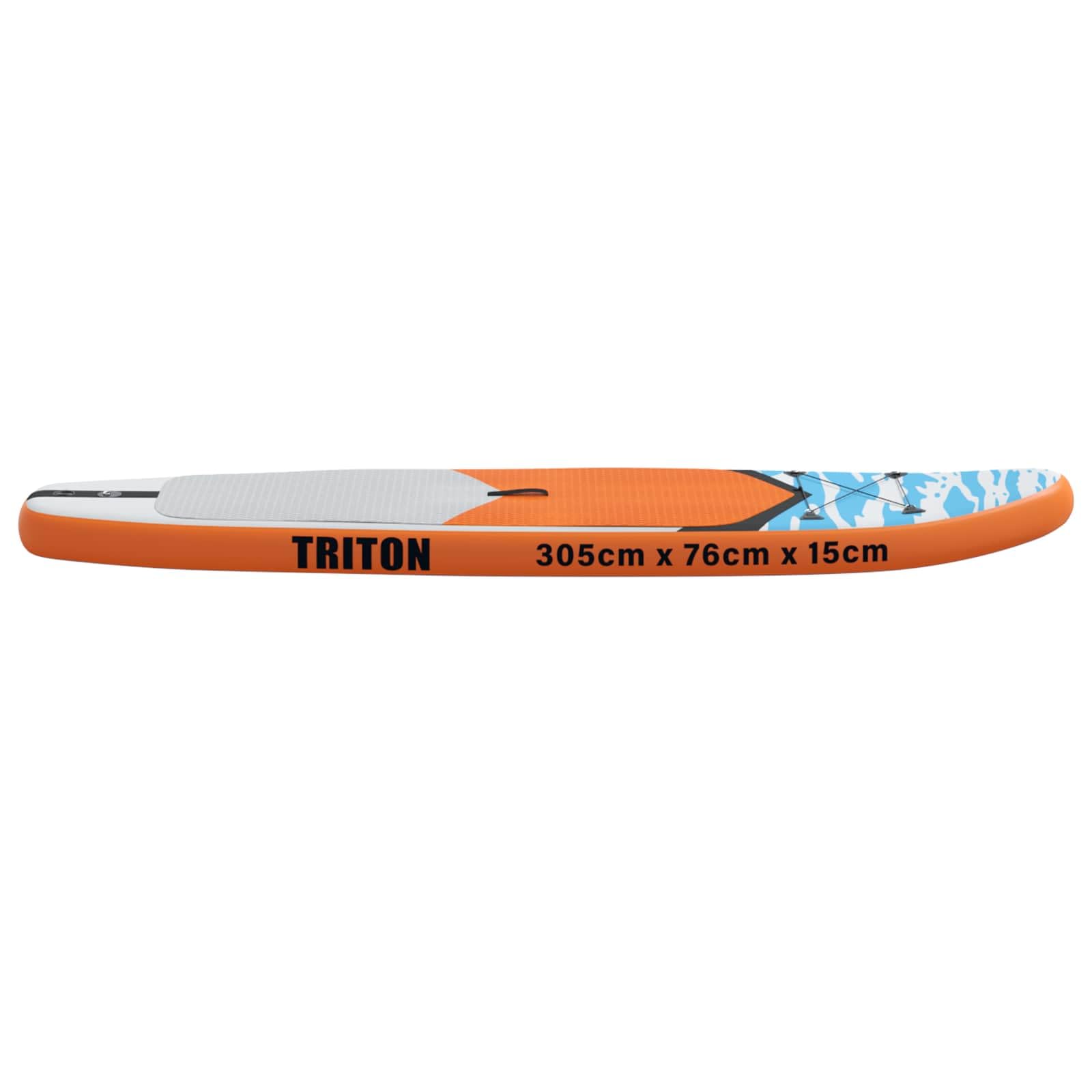 vidaXL Tavola da SUP gonfiabile in PVC con motivo a onde, per sport acquatici estivi