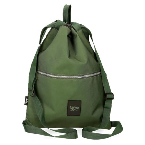 Reebok Arlie Mochila Saco, Verde, 35x46 cms