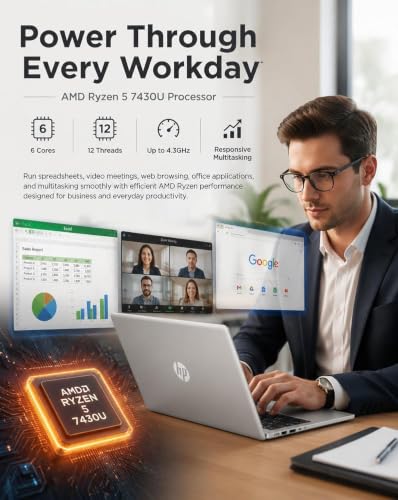 Image of HP 17 Inch FHD Laptop Computer for Business & Students 32GB RAM 1TB SSD