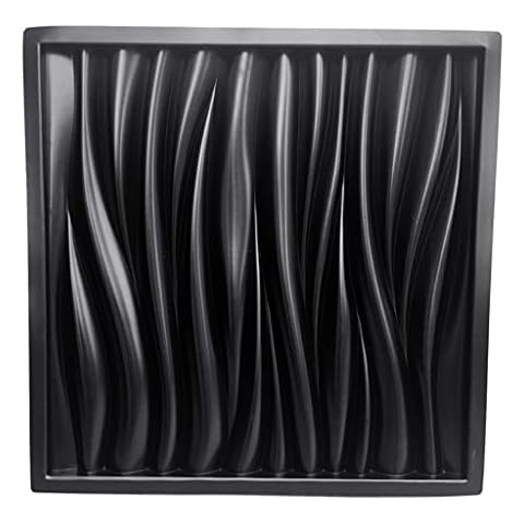 Wall Concrete Molds Garden House Wall Stone Tiles Stone Mold Cement Bricks Maker Mould Vertical Concrete Stamps Retro Garden Decor Cover