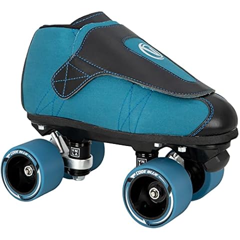 VNLA Junior Code Blue Jam Skate for Men and Women - Indoor Unisex Roller Skate (Men 6 / Women 7) Cover