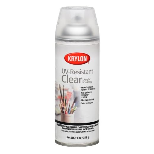 Krylon K01305 Gallery Series Artist and Clear Coatings Aerosol, 11-Ounce, UV-Resistant Clear Gloss