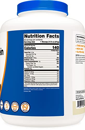 Nutricost Isolate Whey Protein Supplement Powder, Vanilla, 5.20 Pounds #TOP3