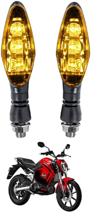 MATIES Yellow i37/12V Turn Signal Bike Indicators/Running Lights For Revolt-Motors-Rv-400