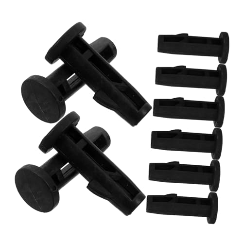 Zerodeko 10pcs Trash Can Lid Latch Pins Plastic Hinges for Outdoor Trash Bins Easy Installation Clips for Secure Lid Attachment Parks and Schools