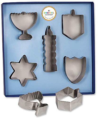 The Dreidel Company KJYHGLJH99 Stainless Steel Hanukkah Cookie Cutters thumb #6