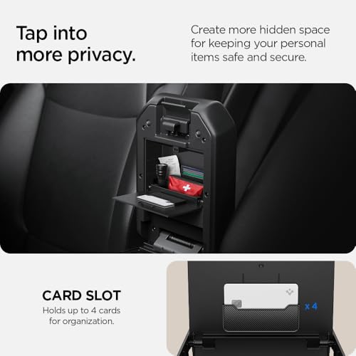 Image of Spigen One-Touch Center Console Hidden Storage Box Designed for Toyota Tacoma and Toyota 4Runner