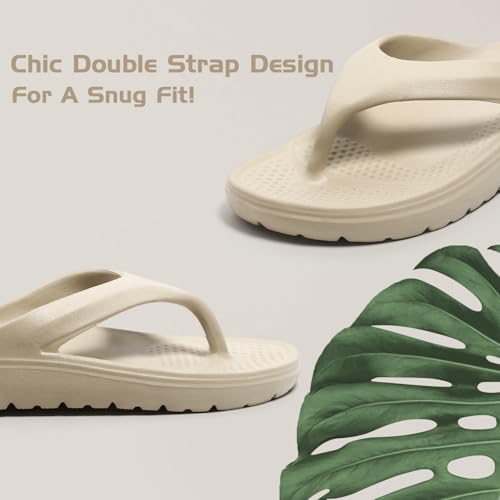 Image of DOCTOR HEALTH SUPER SOFT Women's Lightweight EVA Flip Flops | Soft Cushioned Anti-Slip Thong Slippers | Comfortable Open Toe Casual Sandals for Indoor Outdoor Everyday Wear