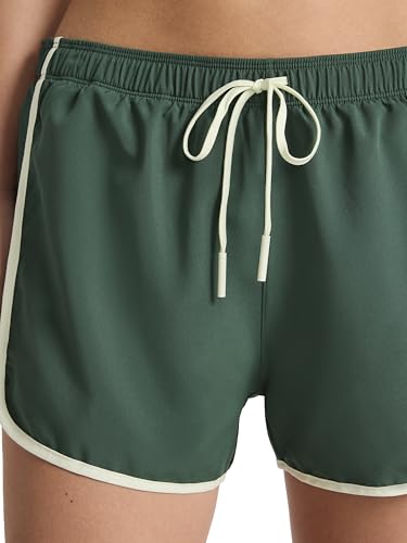 Reebok Women’s Pro-AM Training 3” Short, Standard Fit, Lightweight Mesh-Lined Poly Fabric, Pineneedle, Medium - image 4