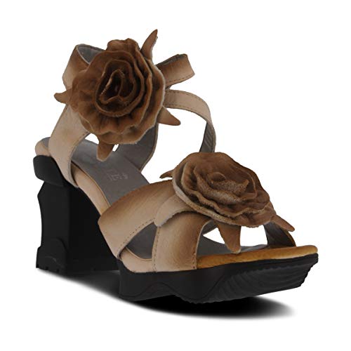 Image of Spring Step L`Artiste Women's Shelly Ankle Strap Sandal Beige EU 41 / US 9.5-10
