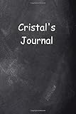  Cristal Personalized Name Journal Custom Name Gift Idea Cristal: (Notebook, Diary, Blank Book) (Name Personalized Journals Notebooks Diaries)