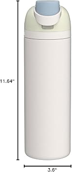 Owala FreeSip Stainless Steel Water Bottle 40 oz Iced Breeze