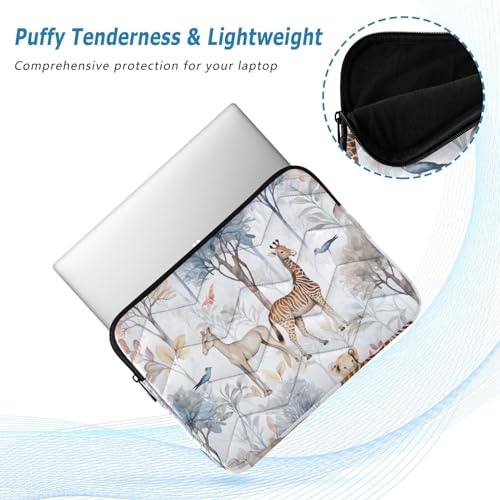 Funda para portátil 13-14 pulgadas impermeable con diseño de animales miniatura 5