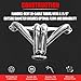 Center Dump Block Hugger Headers for Gen 1 SBC 265 283 302 305 327 350 400 V8 Stainless Steel 3 Bolt Shorty Style for Street Rods 1955 1956 1957 Chevy Hot Rod Swaps Not for Side or Clamshell Mounts