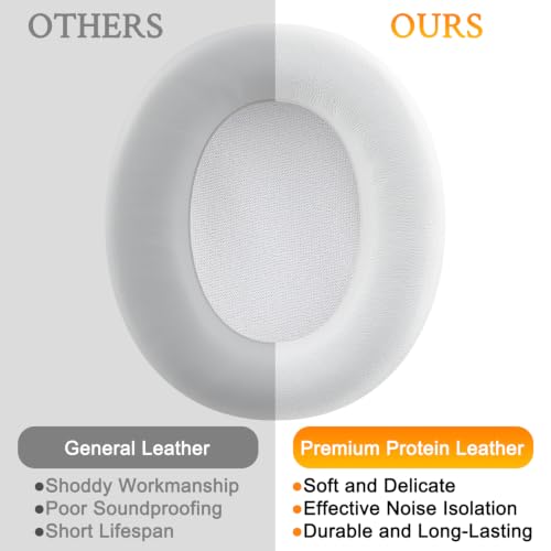 Image of SOULWIT Earpads for Skullcandy Crusher ANC 2(ANC2) - Bone | Do Not Fit Crusher ANC Wireless Headphones