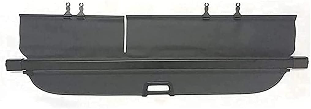 LEMAS Car Retractable Rear Trunk Parcel Shelf for Jeep Compass 2013 2014 2015 2016, Luggage Cargo Shield Auto Parcel Shelf Privacy Cover, Styling Accessories,A/Black