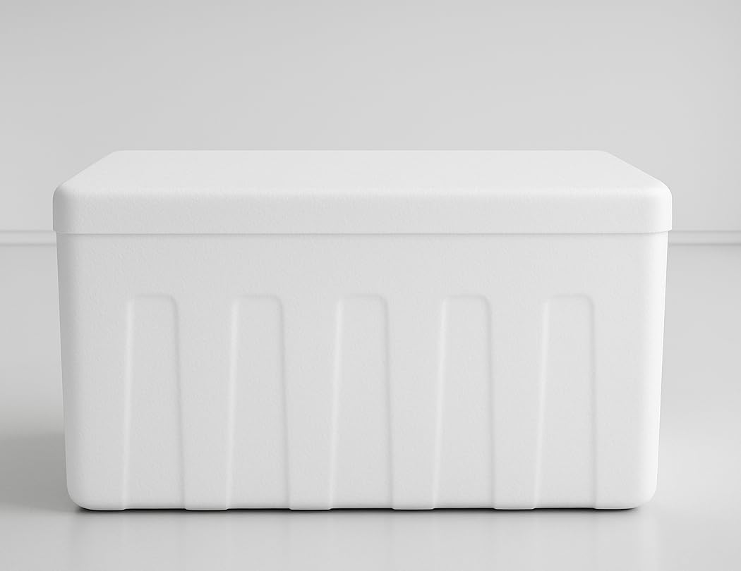 E-Kool 10 Liters Ice Storage Box – Heavy-Duty EPS Insulated Cooler | Keeps Ice Fresh | Portable Cold Storage Box for Camping, Travel, Beach, Fishing, Food & Medicine (Mini)-picture-26
