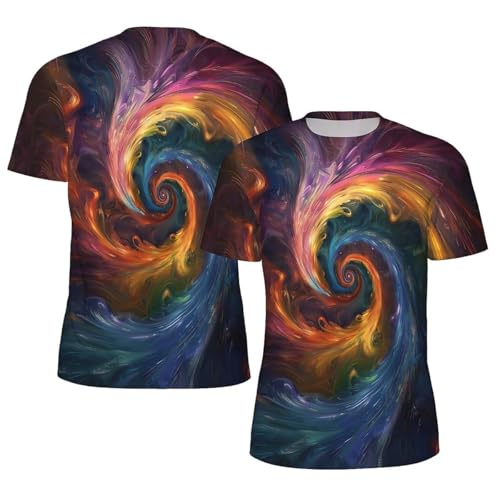 Rooster Blue Tribal Paint T-Shirts for Men Boys Crew Neck 3D Printed Graphic Short Sleeve Tees Shirt3