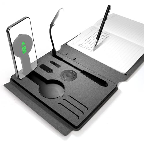 Electmagic Planner 2025-2026,Professional Notebook with book light,Travelers Notebook with 10000mAh