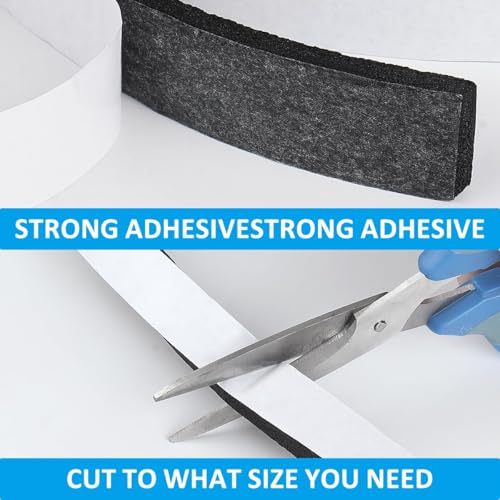 Image of DGSL Foam Weather Stripping, 2 inch x1 /8 inch, 26Ft Door Window Seal Tape | Self Adhesive Weatherstrip AC Foam Tape for Window Gaps, Door Frame, Soundproof Insulation