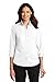 Port Authority Ladies 3/4-Sleeve SuperPro Twill Shirt XL White