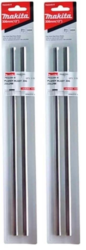 Fers de rabot réversibles 304mm HSS MAKITA pour coupe nette