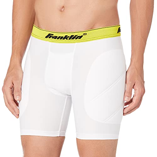 Franklin Sports Youth Sliding Shorts — Perfect for Baseball and Softball — Protective Cup Pocket and Padding — Boys Sliding Shorts — Comfortable, Stretch Youth Baseball Sliders with Support