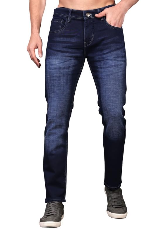 Men's Regular Fit Mid Rise Cotton Jeans || Regular Jeans || Jeans || Jeans Pants || Denim Jeans