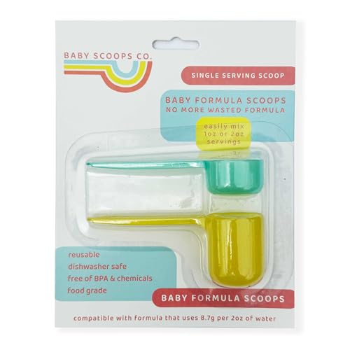Image of Baby Scoops Co. Infant Formula Measuring Scoop — Precise 1oz & 2oz Single-Serving for Newborns & Infants, BPA-Free Design