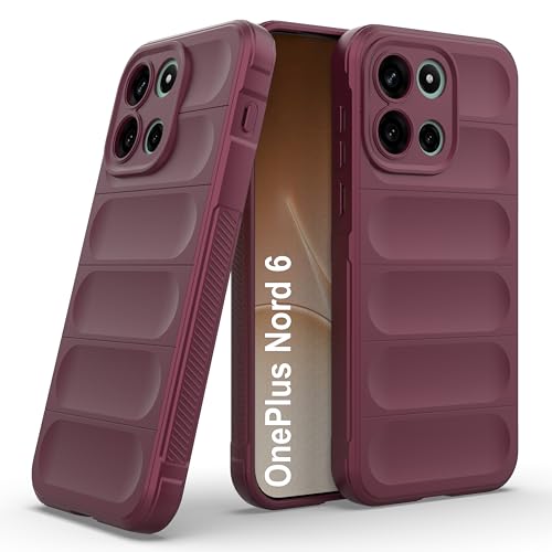 Image of Zapcase Back Case Cover for OnePlus Nord 6 | Compatible for OnePlus Nord 6 Back Cover | Liquid Silicon Magic Case with Camera Protection | Plum