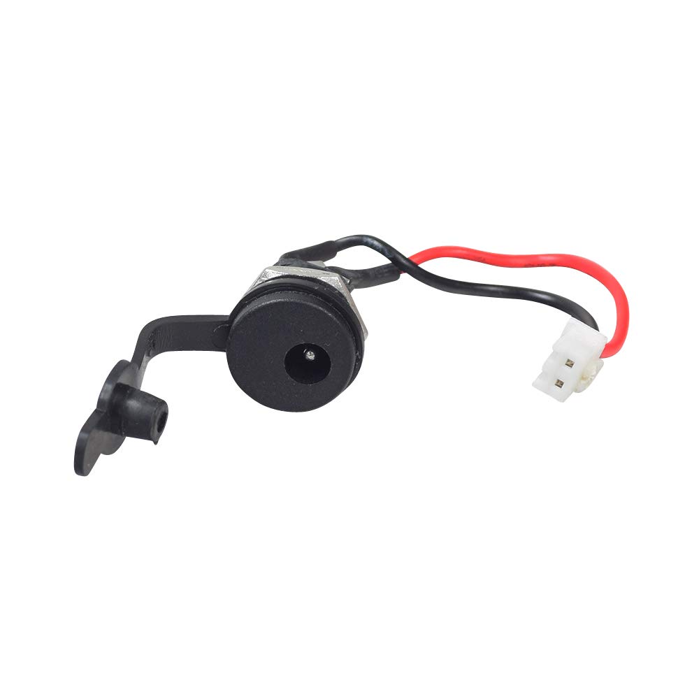 AlveyTechCoaxial Charger Port - Durable 1.7 mm Charger Port with Weather-Proof Rubber Cover with 2-pin Harness, Replacement Parts for RazorX Cruiser, DLX & Longboard Electric Skateboards, DIY Install