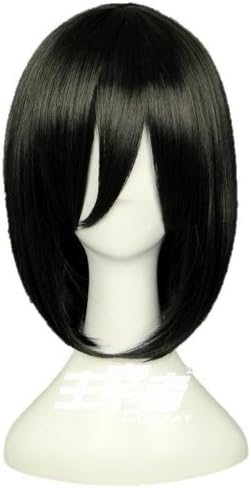 COS24　MIKASA Cosplay Wig+Wig net Black original