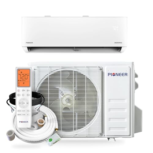 Pioneer Quantum Ultra 12,000 BTU 23 SEER2 115V High-Wall Ductless Energy-Star Mini-Split Air Conditioner Inverter Heat Pump Full Set