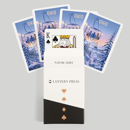 Baraja de Póker Lantern Press de 52 cartas miniatura 6