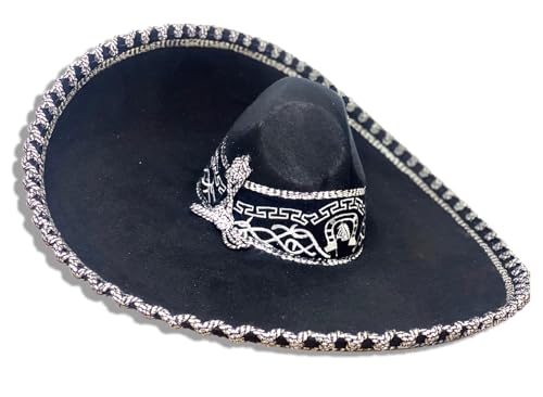 Reviews de Princesita princesita comprados en linea. 24 Princesita Mia Sombrero Charro Mexicano De Lujo (MX/US, Numeric Height, 60.0 cm, Negro/Plata)