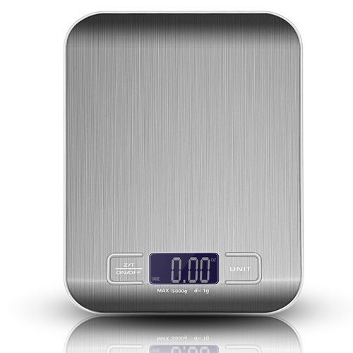 Generic Kitchen Digital Scale Stainless Steel, Silver