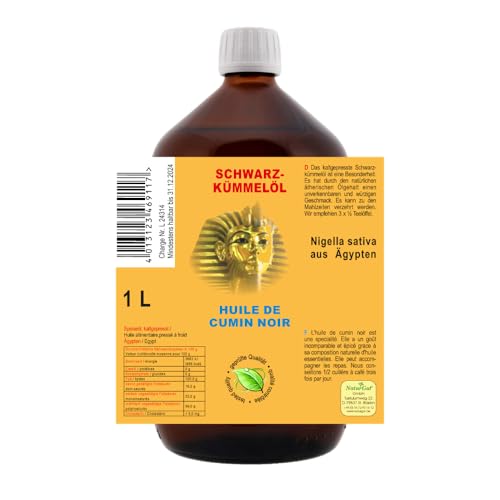 Aceite de comino negro Nigella sativa de Egipto 1L puro 6