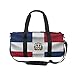 Dominican Republic Flag Travel Duffel Shoulder Bag ，Sports Gym Fitness Bags