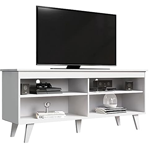 Mueble de TV Madesa con 4 Estantes de Almacenaje Cover