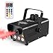 eletecpro Halloween Colorful Fog Machine,Portable 500W LED Smoke Machine with Fuse Protection,Quick Generation of Huge Fog 2000 CFM Professional Wireless Remote Control for Holidays Parties Weddings