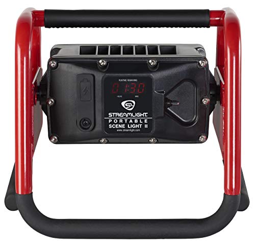 Image of Streamlight 46000 High-Lumen Rechargeable Portable Scene Light II with 120V AC /12V DC Power, Red