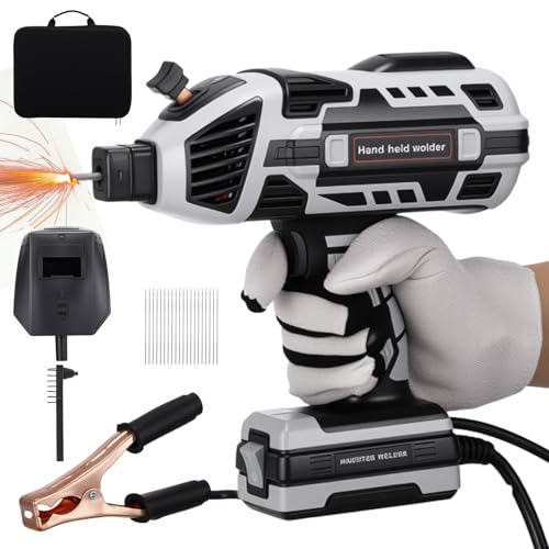 Image of Portable Welding Machine, IGBT Inverter Handheld Welder, Adjustable 20–120A, for 1/16