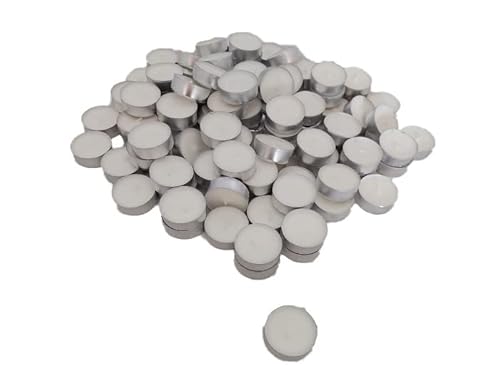 WieWin Teelichter Teelicht Stövchen Kerze weiss Brenndauer ca.4 h 100er Pack Cover