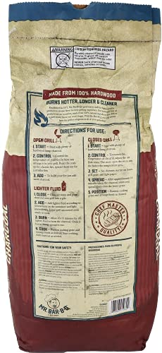 8-LB-All-Natural-Hardwood-Lump-Charcoal-by-Mr-Bar-B-Q-Natural-Hardwood-Lump-Charcoal-for-BBQ-Grilling-Smoking-Kamado-Kettle-Grills-Burns-Hotter-Longer-Smoky-Flavor-Low-Ash-Easy-to-Light